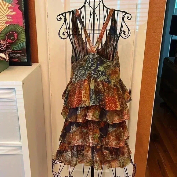 Desigual Monsieur Lacroix Dress Designed by M. Christian Lacroix-Sz 40 - Picture 4 of 8